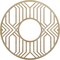 Ekena Millwork Empire Wood Fretwork Pierced Ceiling Medallion, Hickory, 20"OD x 7 3/8"ID x 3/8"T CMWP20X20X0375EPHI - alternate 1